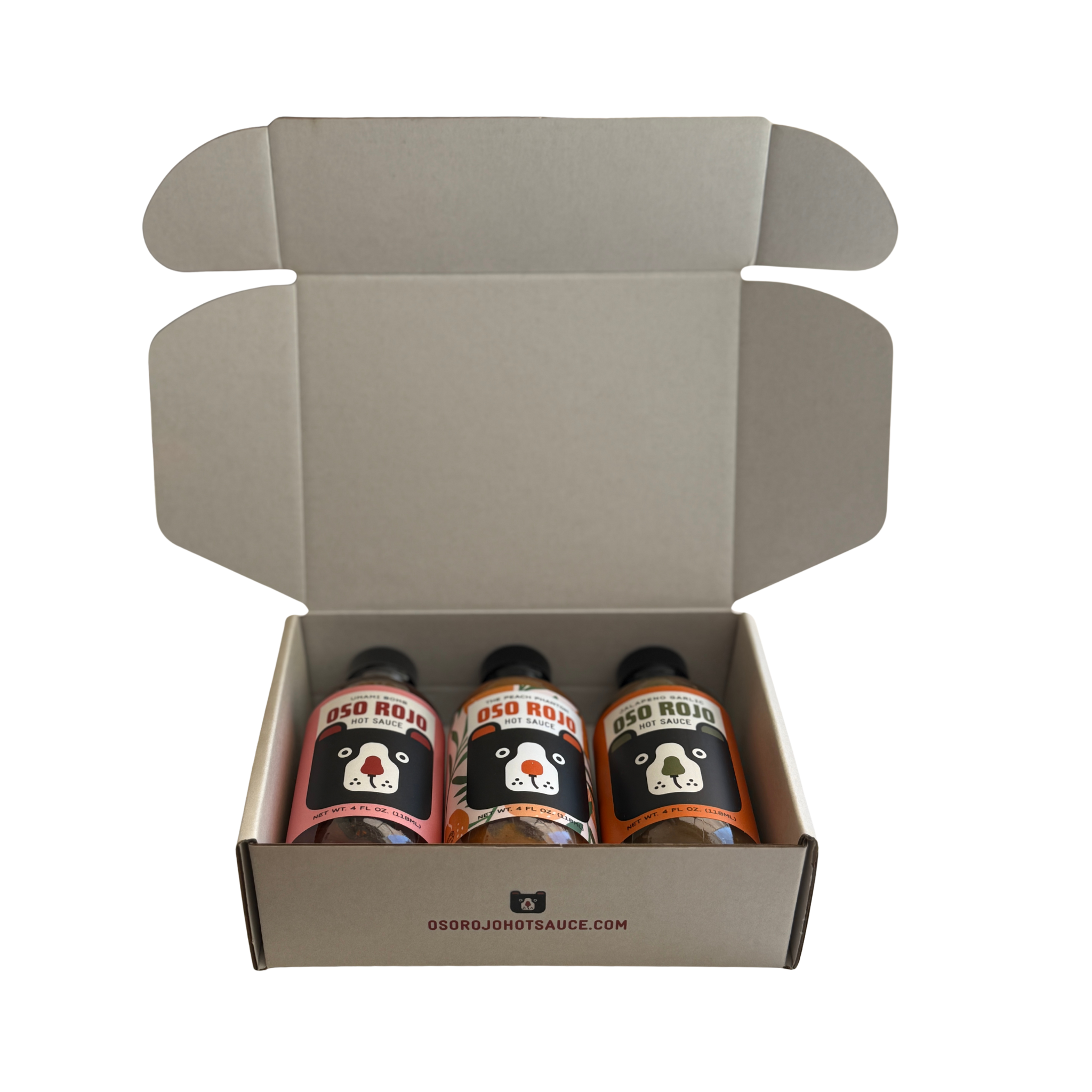Small Batch Hot Sauce Gift Set 3 Bottle Oso Rojo Hot Sauce Gift Box small-batch-hot-sauce-gift-set-3-bottle-oso-rojo-hot-sauce-gift-box
